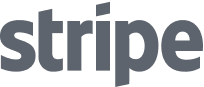 a black and white logo with the words stripe.